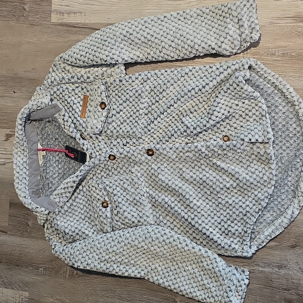 Simply Southern Textured Gray Fleece